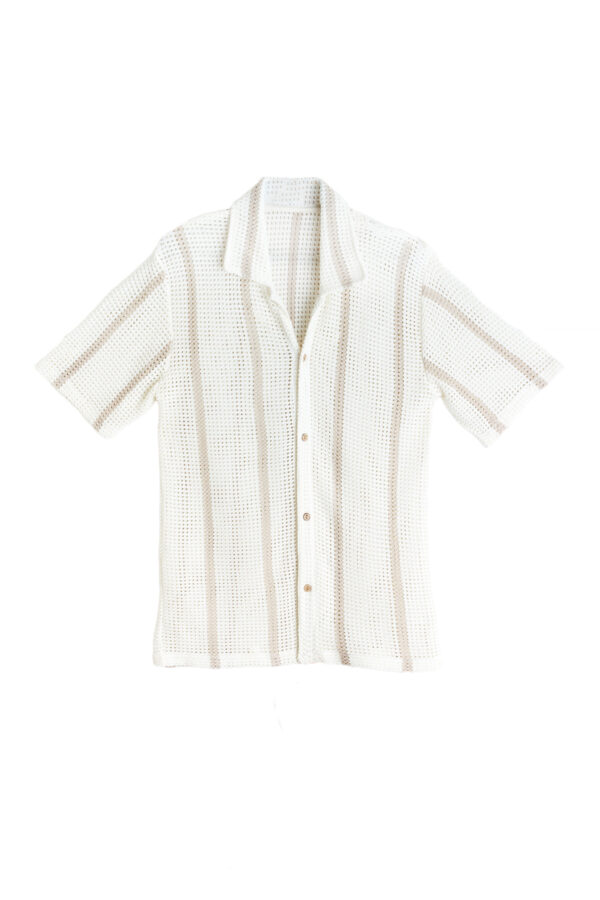 Camisa Tejida con Rayas