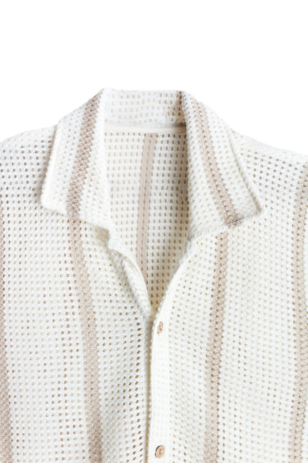 Camisa Tejida con Rayas - Image 4