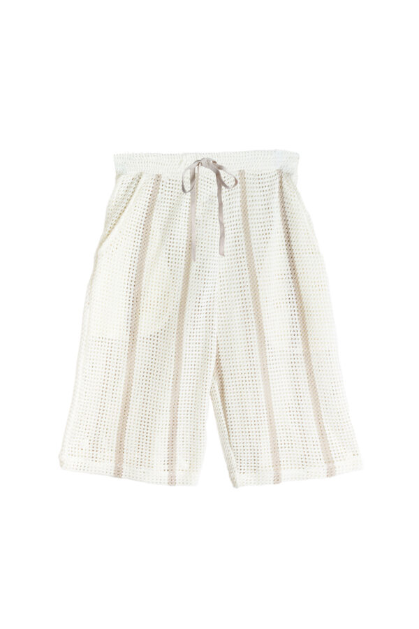 Short Blanco con Rayas